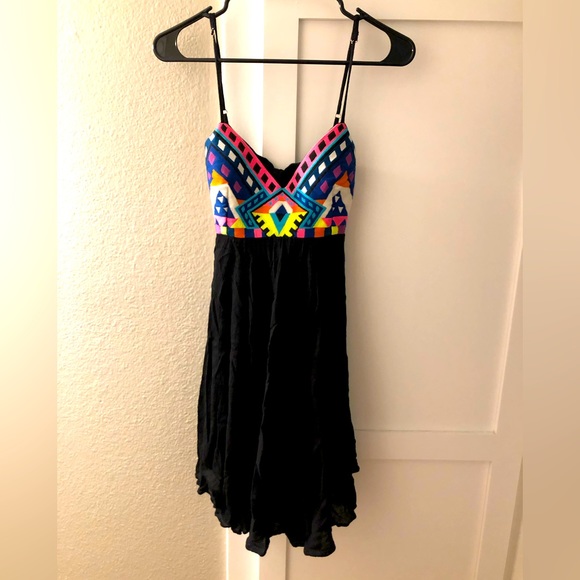 Mara Hoffman embroidered open back mini dress, XS - Picture 3 of 7